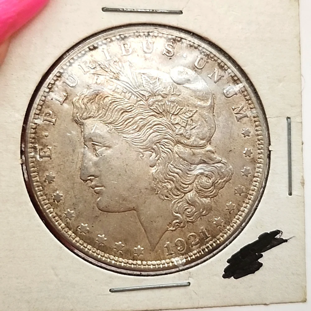1921 p Morgan Silver Dollar